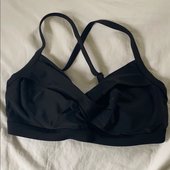 Athleta Black Bikini Top - Picture 1 of 4